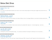 Tablet Screenshot of detoxdietdiva.blogspot.com