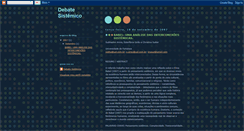 Desktop Screenshot of debatesistemico.blogspot.com