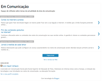 Tablet Screenshot of em-comunicacao.blogspot.com