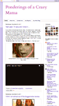 Mobile Screenshot of crazymamaponderings.blogspot.com