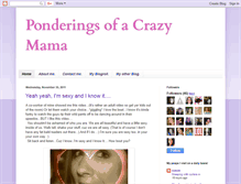 Tablet Screenshot of crazymamaponderings.blogspot.com