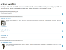 Tablet Screenshot of animosabatico.blogspot.com