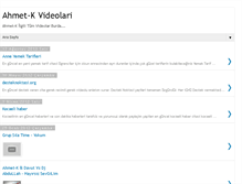 Tablet Screenshot of ahmet-k-video.blogspot.com