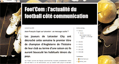 Desktop Screenshot of footcomblog.blogspot.com