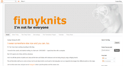 Desktop Screenshot of finnyknits.blogspot.com