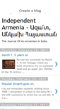 Mobile Screenshot of independentarmenia.blogspot.com