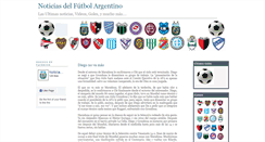 Desktop Screenshot of noticiasfutbolargentino.blogspot.com