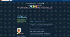 Desktop Screenshot of investigarencomunicacin.blogspot.com