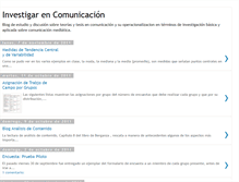 Tablet Screenshot of investigarencomunicacin.blogspot.com