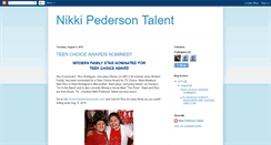 Desktop Screenshot of nikkipedersontalent.blogspot.com