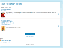 Tablet Screenshot of nikkipedersontalent.blogspot.com