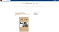 Desktop Screenshot of ernst-probst-zitate.blogspot.com