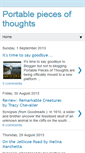 Mobile Screenshot of booksasportablepiecesofthought.blogspot.com