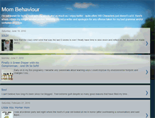 Tablet Screenshot of mombehaviour.blogspot.com
