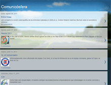 Tablet Screenshot of comunicosfera.blogspot.com