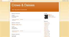 Desktop Screenshot of crowsndaisies.blogspot.com