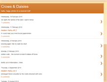 Tablet Screenshot of crowsndaisies.blogspot.com
