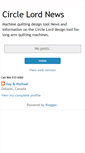 Mobile Screenshot of circlelord.blogspot.com