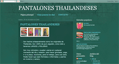 Desktop Screenshot of pantalonesthai.blogspot.com