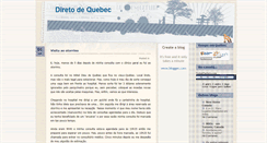 Desktop Screenshot of diretodequebec.blogspot.com
