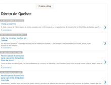 Tablet Screenshot of diretodequebec.blogspot.com