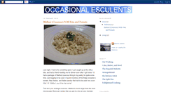 Desktop Screenshot of occasionalesculents.blogspot.com