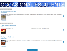 Tablet Screenshot of occasionalesculents.blogspot.com