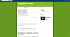 Desktop Screenshot of deepestinthought.blogspot.com