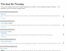 Tablet Screenshot of gettingthehangofthursdays.blogspot.com