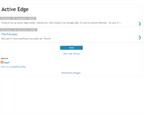 Tablet Screenshot of active-edge.blogspot.com