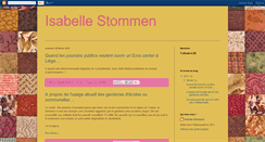 Desktop Screenshot of isabellestommen.blogspot.com