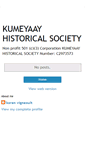 Mobile Screenshot of kumeyaayhistoricalsociety.blogspot.com