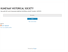 Tablet Screenshot of kumeyaayhistoricalsociety.blogspot.com