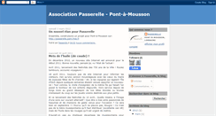 Desktop Screenshot of passerelle-pontamousson.blogspot.com