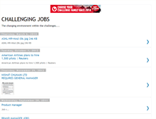 Tablet Screenshot of challengingjobs.blogspot.com