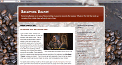 Desktop Screenshot of becomingbadass.blogspot.com