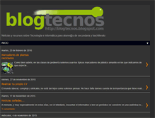 Tablet Screenshot of blogtecnos.blogspot.com