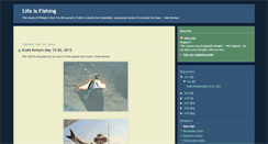 Desktop Screenshot of myfishinglife.blogspot.com