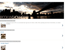 Tablet Screenshot of brooklynchowhound.blogspot.com