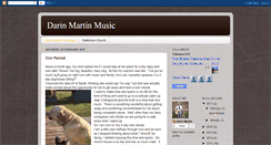 Desktop Screenshot of darinmartinmusic.blogspot.com