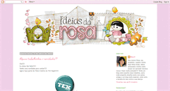 Desktop Screenshot of ideiasrosa.blogspot.com