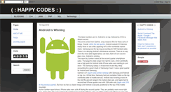 Desktop Screenshot of happycodes.blogspot.com
