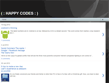 Tablet Screenshot of happycodes.blogspot.com