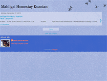 Tablet Screenshot of mahligaihomestay.blogspot.com