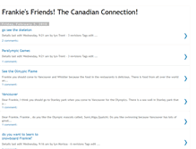 Tablet Screenshot of frankiesfriendsthecanadianconnection.blogspot.com