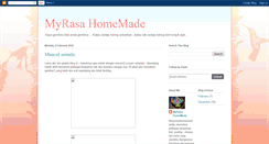 Desktop Screenshot of myrasahomemade.blogspot.com