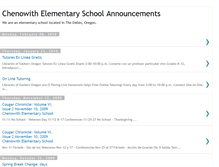 Tablet Screenshot of chenowithelementary.blogspot.com