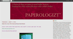 Desktop Screenshot of paperologist.blogspot.com