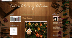 Desktop Screenshot of entrelibrosyletras.blogspot.com