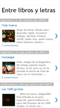 Mobile Screenshot of entrelibrosyletras.blogspot.com